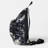 Wasser schwarz und weiß crossbody bag (Rechts)