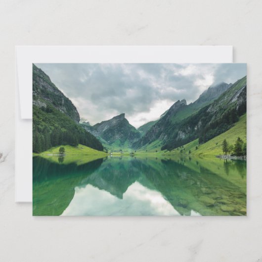 Wasser | Schweizer Alpen Dankeskarte (Vorderseite)