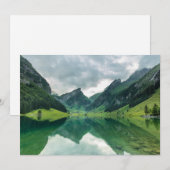 Wasser | Schweizer Alpen Dankeskarte (Vorne/Hinten)