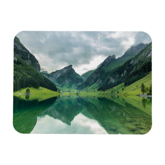 Wasser | Schweizer Alpen Magnet (Horizontal)