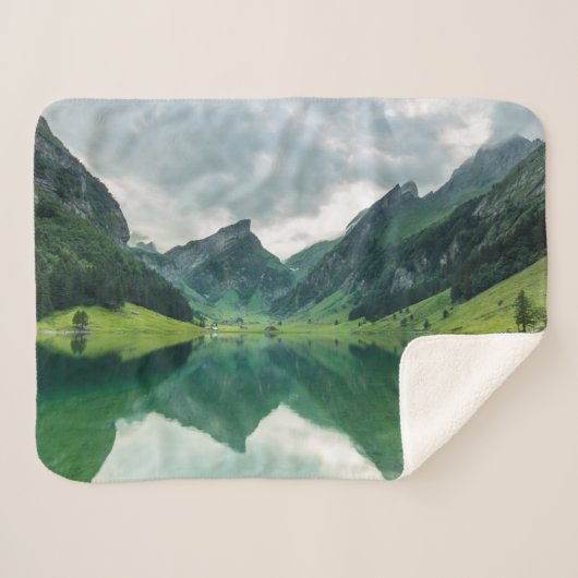 Wasser | Schweizer Alpen Sherpadecke (Vorderseite (Horizontal))