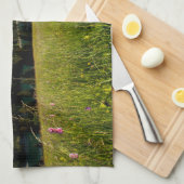 Wasser | Schweizer Alpenwanderweg Geschirrtuch (Viertel Falte)