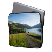 Wasser | Schweizer Alpenwanderweg Laptopschutzhülle (Vorderseite Links)