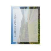 Wasser | Schweizer Alpenwanderweg Notizblock (Rotiert)