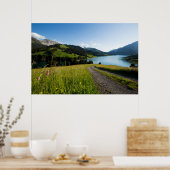 Wasser | Schweizer Alpenwanderweg Poster (Küche)
