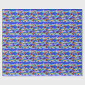 Wasser-Schwimmen-Packpapier Geschenkpapier (Flach)