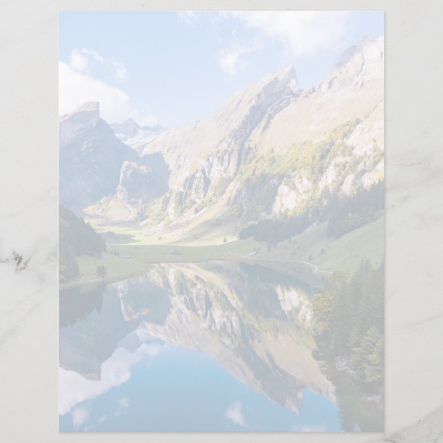 Wasser | See Alpine Schweiz (Vorderseite)