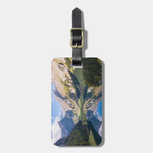 Wasser | See Alpine Schweiz Gepäckanhänger (Vorderseite vertikal)