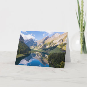 Wasser See Alpine Schweiz Karte