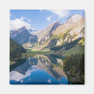 Wasser See Alpine Schweiz Magnet