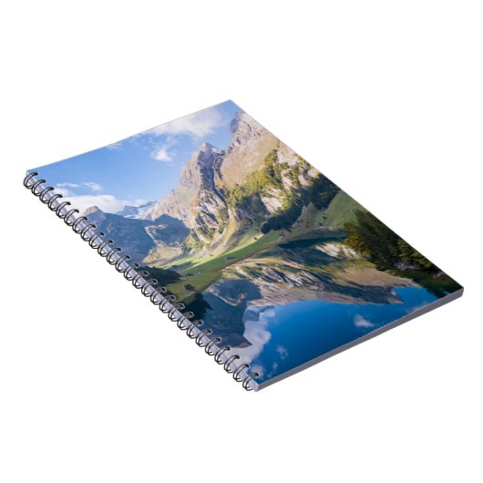 Wasser | See Alpine Schweiz Notizblock (Rechte Seite)