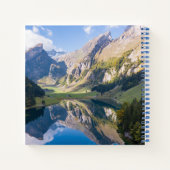 Wasser | See Alpine Schweiz Notizblock (Rückseite)
