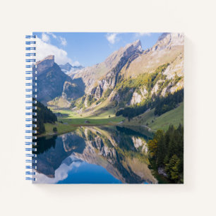 Wasser See Alpine Schweiz Notizblock