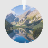 Wasser | See Alpine Schweiz Ornament (Rückseite)