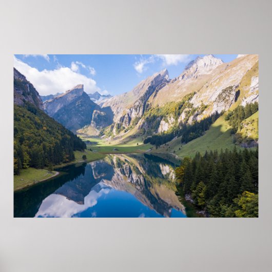 Wasser | See Alpine Schweiz Poster (Vorne)