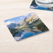 Wasser | See Alpine Schweiz Rechteckiger Pappuntersetzer (angewinkelt)