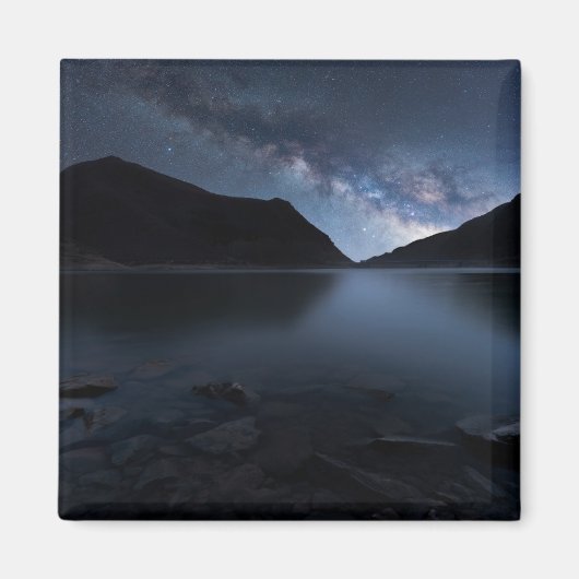 Wasser | See in der Nacht Magnet (Vorne)