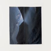 Wasser | See in der Nacht Wandteppich (Vorderseite)