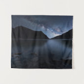 Wasser | See in der Nacht Wandteppich (Vorderseite (Horizontal))