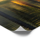 Wasser | See in Meahongson, Thailand Poster (Ecke)