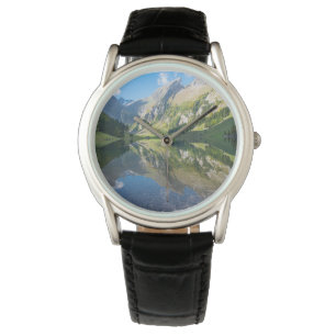 Wasser   Seealpsee Schweizer Alpen Schweiz Armbanduhr