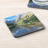 Wasser | Seealpsee Schweizer Alpen Schweiz Getränkeuntersetzer (Linke Seite)