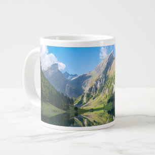 Wasser   Seealpsee Schweizer Alpen Schweiz Jumbo-Tasse