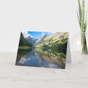 Wasser   Seealpsee Schweizer Alpen Schweiz Karte