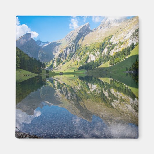 Wasser | Seealpsee Schweizer Alpen Schweiz Magnet (Vorne)