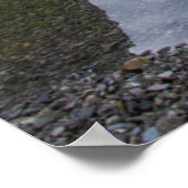 Wasser | Seealpsee Schweizer Alpen Schweiz Poster (Ecke)