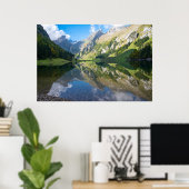 Wasser | Seealpsee Schweizer Alpen Schweiz Poster (Heimbüro)
