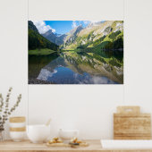 Wasser | Seealpsee Schweizer Alpen Schweiz Poster (Küche)