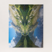 Wasser | Seealpsee Schweizer Alpen Schweiz Puzzle (Vertikal)