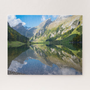 Wasser   Seealpsee Schweizer Alpen Schweiz Puzzle