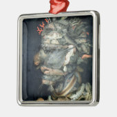 Wasser, Silbernes Ornament (Links)