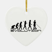 Wasser-Ski Waterski Sport-Evolutions-Kunst Keramik Ornament (Vorne)
