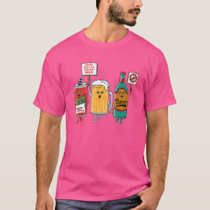 Wasser sparen Bier trinken Bier trinken T-Shirt