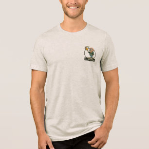 Wasser sparen Bier trinken Lustiges Vintage T-Shir Tri-Blend Shirt