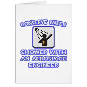 Wasser sparen .. Dusche mit Luftfahrtingenieur