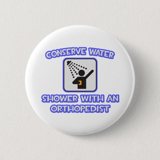Wasser sparen .. Dusche mit Orthopädie Button (Vorderseite)