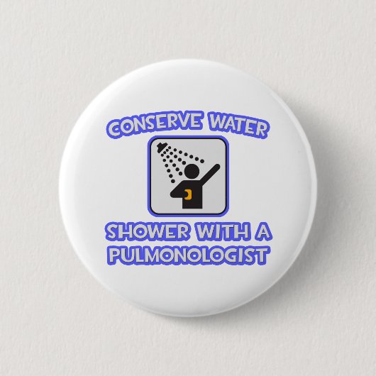 Wasser sparen .. Dusche mit Pulmonologe Button (Vorderseite)