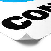 Wasser sparen poster (Ecke)