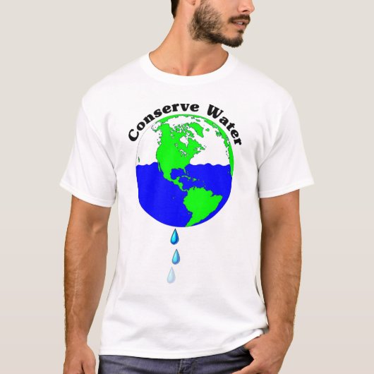 Wasser sparen T-Shirt (Vorderseite)