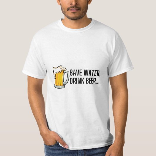 Wasser sparen.... T-Shirt (Vorderseite)