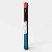 Wasser-Spritzen-Kunst auf hölzernem Muster, Case-Mate iPhone Hülle (Hinten/Links)