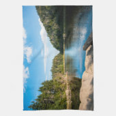 Wasser | Spruce Lake Quebec, Kanada Geschirrtuch (Vertikal)
