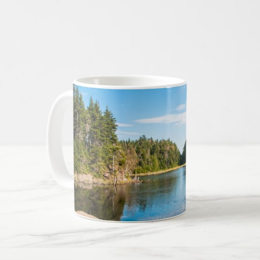 Wasser | Spruce Lake Quebec, Kanada Kaffeetasse (Vorderseite Links)