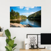 Wasser | Spruce Lake Quebec, Kanada Poster (Heimbüro)