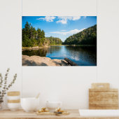 Wasser | Spruce Lake Quebec, Kanada Poster (Küche)