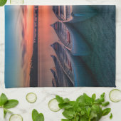 Wasser | St. Louis Missouri Bay Geschirrtuch (Gefaltet)